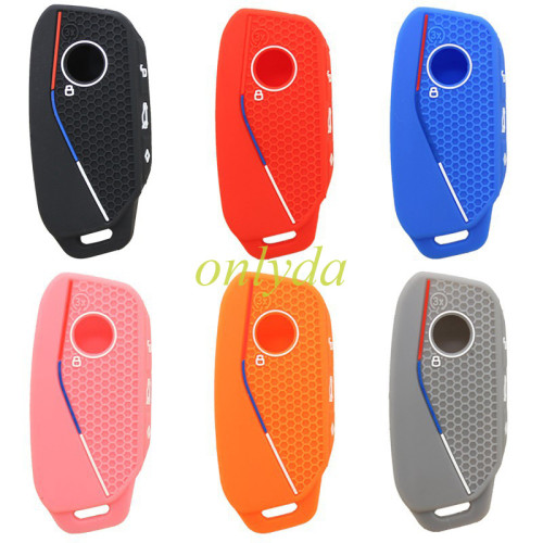 BMW 3 button silicon case (Black,Blue ,Red. Please choose the color)