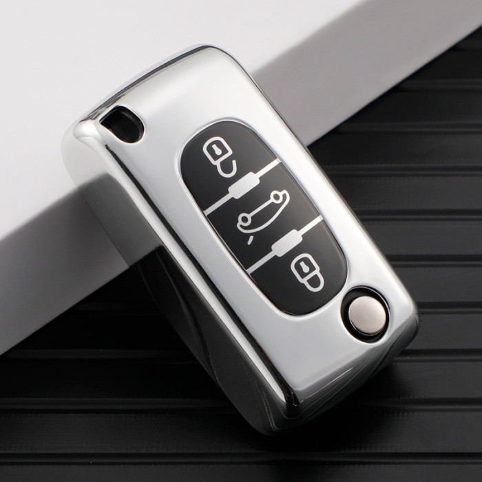 For Citroen 3 button TPU protective key case ,please choose the color