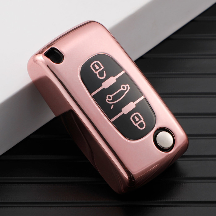 For Citroen 3 button TPU protective key case ,please choose the color