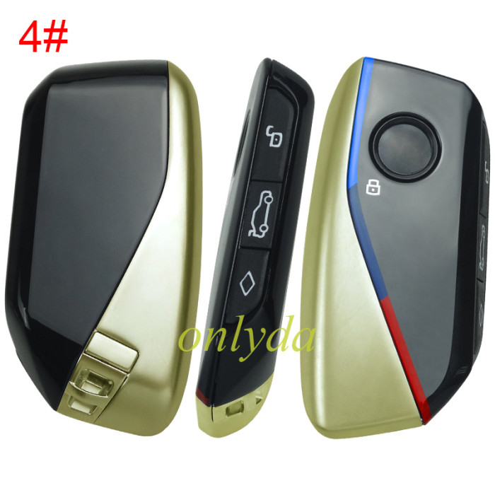 【Hotest 】For BMW Modified NEW style remote key shell with 4button, pls choose the model