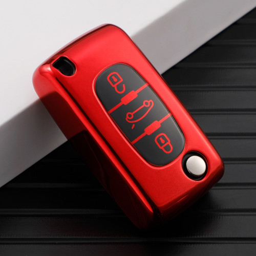 For Citroen 3 button TPU protective key case ,please choose the color