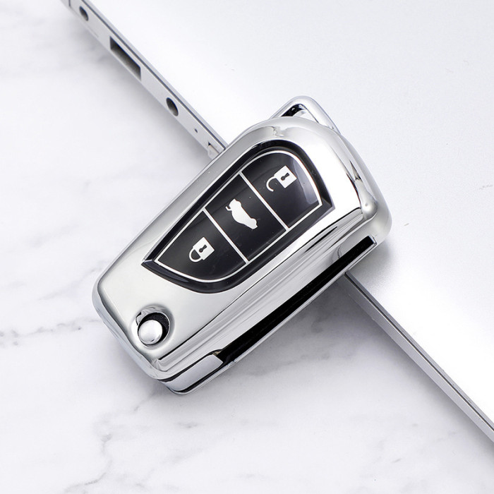 For Toyota 3 button TPU protective key case please choose the color