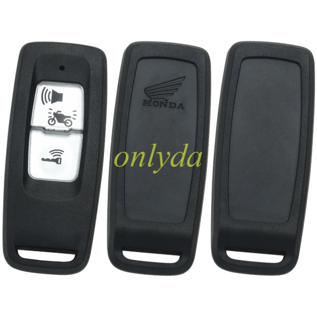 For Honda-Motor bike 2 button key blank with bagde