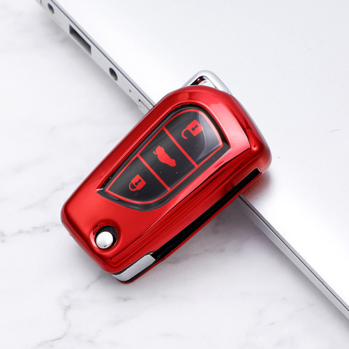 For Toyota 3 button TPU protective key case please choose the color