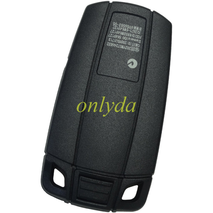 For Bmw 5 series remote key case  with emergency blade two parts