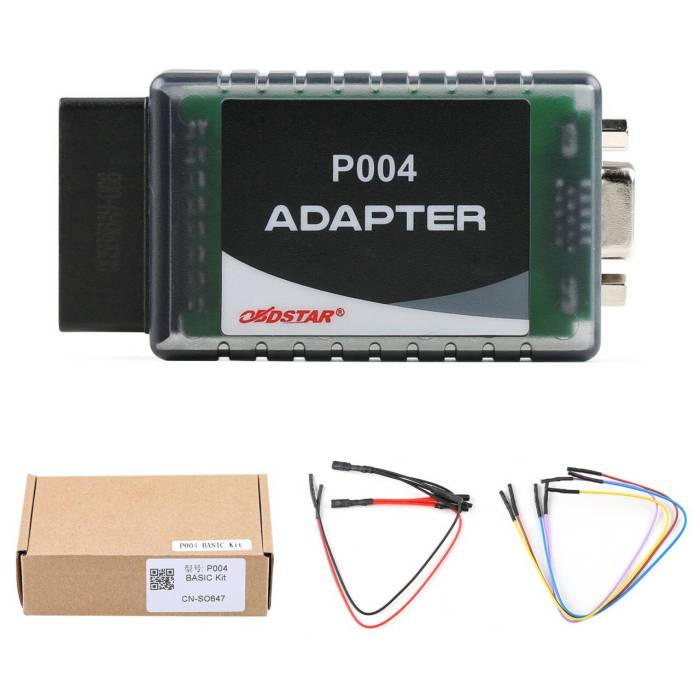 OBDSTAR P004 adapter is designed for ECU programming, reading or writing data in bench mode