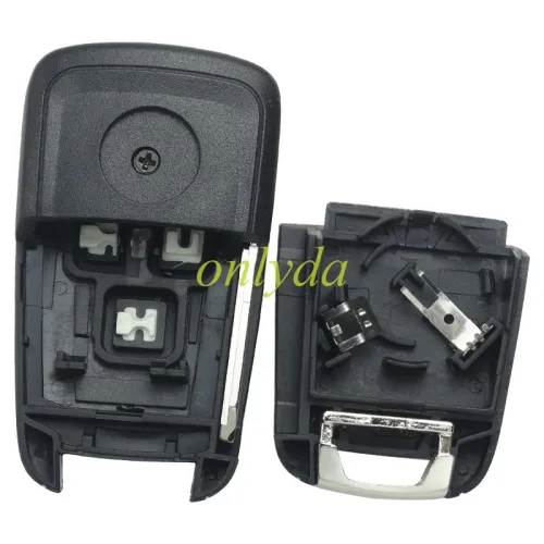 For Chevrolet  remote key shell replacement  with battery clamp with round badge place,   pls choose the button and blade