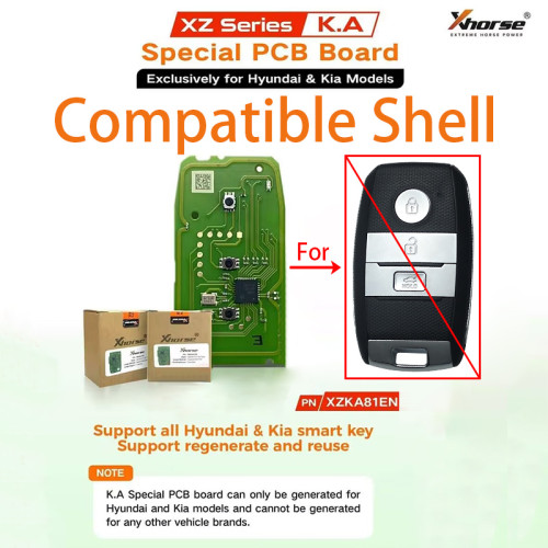 Xhorse smart remote key for Hyundai/Kia model  PN: XZKA81EN