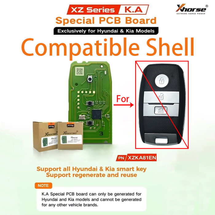 Xhorse smart remote key for Hyundai/Kia model  PN: XZKA81EN