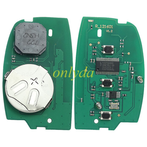 Aftermarket  Tucson 2019 PROX keyless 3 button remote key with 433.92mhz with 47 chip 95440-D7000