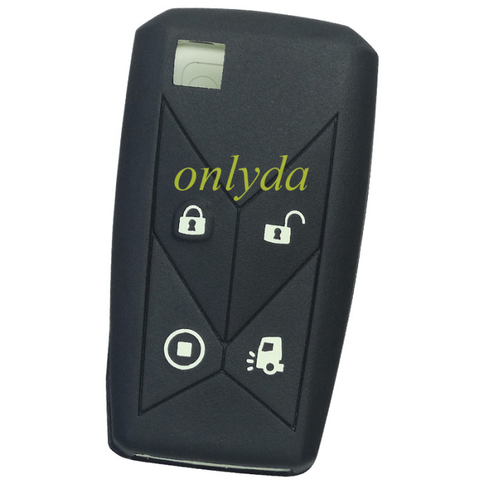 For Renault remote key shell with 4 button with badge，without  blade and metal part