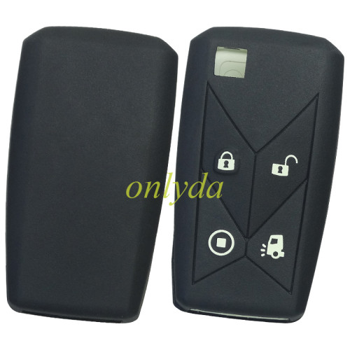 For Renault remote key shell with 4 button with badge，without  blade