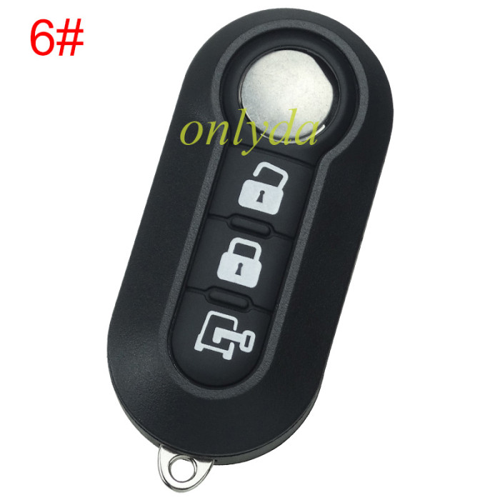 (M.Marelli BSI System) FIAT:Ducato,Bravo,500L PEUGEOT:Boxer  CITROEN:Jumper ALFA ROMEO:Giulietta IVECO:Daily 3 button remote key  PCF7946-434mhz  key profile:SIP22  with 434mhz with SIP22 blade 7946 chip ,  original PCB+aftermarkt key shell
