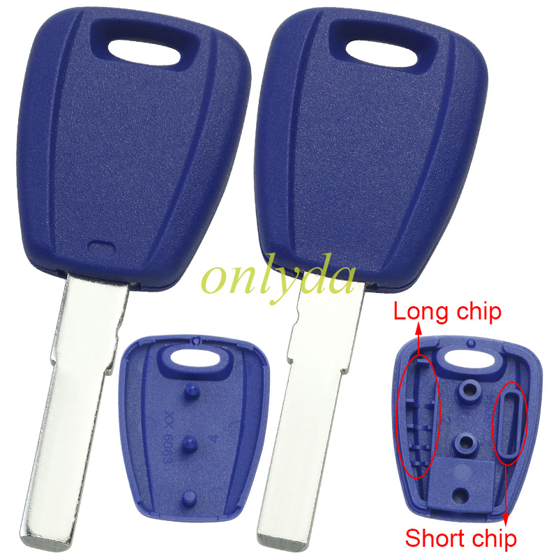 For Transponder key blank with SIP22 blade (blue)