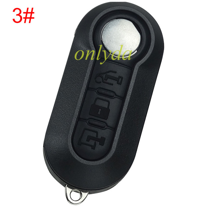 (M.Marelli BSI System) FIAT:Ducato,Bravo,500L PEUGEOT:Boxer  CITROEN:Jumper ALFA ROMEO:Giulietta IVECO:Daily 3 button remote key  PCF7946-434mhz  key profile:SIP22  with 434mhz with SIP22 blade 7946 chip ,  original PCB+aftermarkt key shell