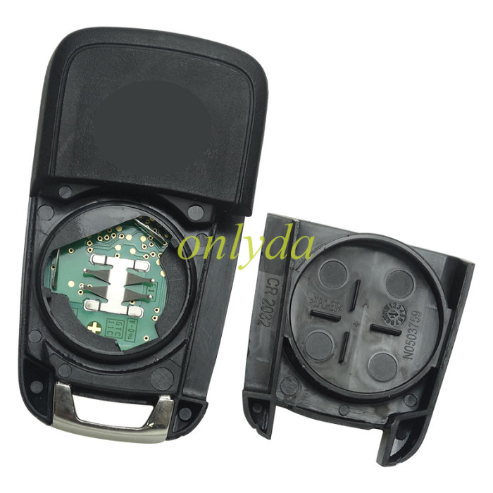 For Opel Astra J original 2 button remote key with 434mhz  5WK50079 95507070 chip GM(HITA G2) 7937E chip without blade