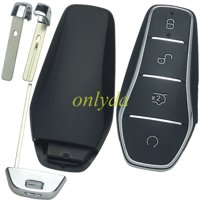 For BYD 4 button remote key replacement key shell without badge