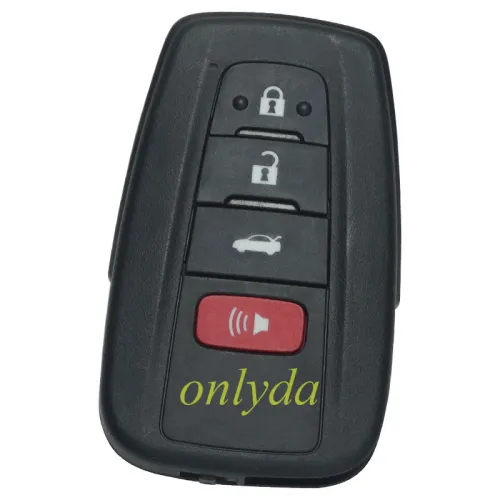  OEM C3 Smart for Toyota COROLLA ALTIS  BLUE LOGO  3+1 button remote key FSK with AES 4A chip PN : 61E466-0010 / B2U2K2R 60237 2019 /433MHz Hybrid Electric Vehicle