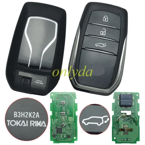 For Toyota INNOVA original  3 Button remote key with  4A 433mhz  with  61E468-0111 B3H2K2A