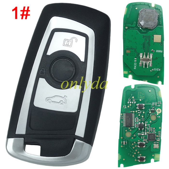 For BMW CAS4 keyless remote key  7945P/7953 Hitag pro chip  315mhz/434mhz/868mhz