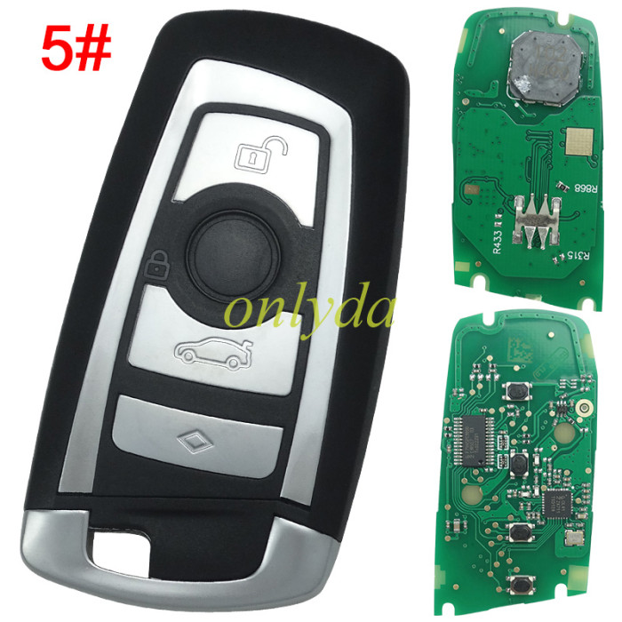 For BMW CAS4 keyless remote key  7945P/7953 Hitag pro chip  315mhz/434mhz/868mhz