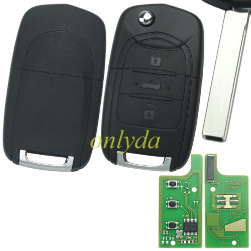 For Original  Chevrolet 3button  remote  434mhz ASK  ID47  PCF7961X chip