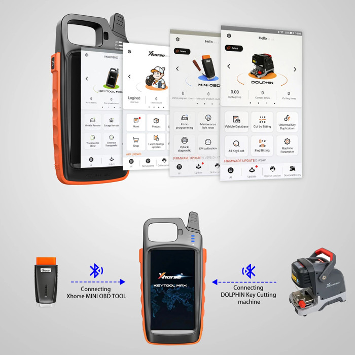 2022 Newest Xhorse VVDI Key Tool Max Pro With MINI OBD Tool Function Support Read Voltage and Leakage Current