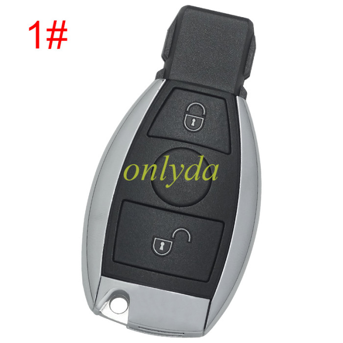 For Benz remote key shell with Mercedes Benz original badge shape, pls choose the button