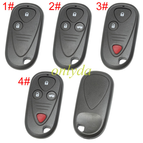 For Acura Remote Key blank, pls choose the button