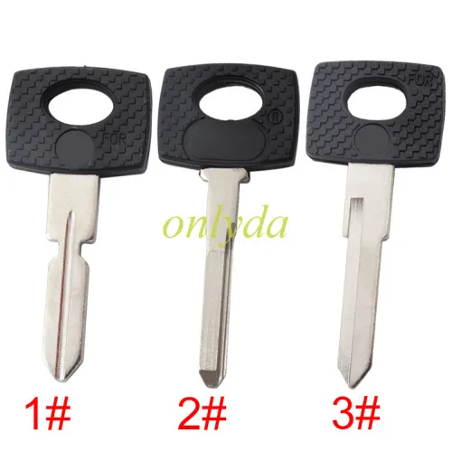 For Benz transponder key shell (can't put chip inside) with badge, MOQ100PCS, pls choose the blade