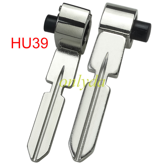 For BENZ 1 Button flip key blank without badge, pls choose the blade
