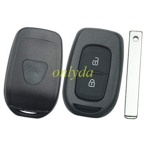 For Renault  Dacia 2 button remote key blank with logo place, VA2