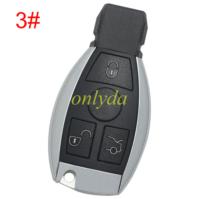 For Benz remote key shell with Mercedes Benz original badge shape, pls choose the button