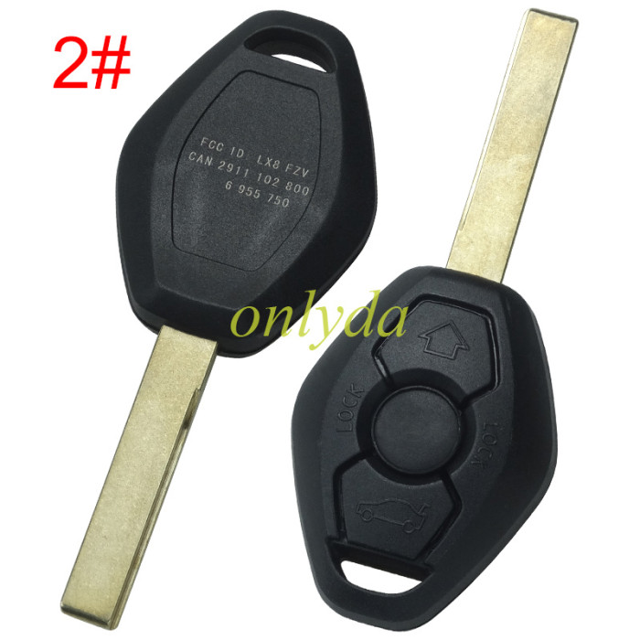 For BMW 3button remote blank , pls choose the blade