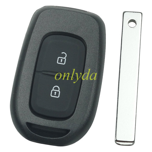 For Renault  Dacia 2 button remote key blank with logo place, VA2
