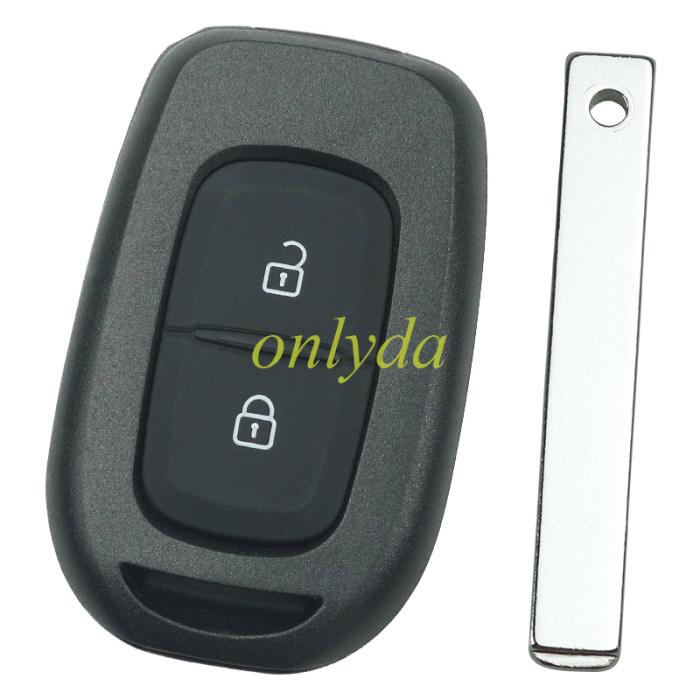 For Renault  Dacia 2 button remote key blank with logo place, VA2