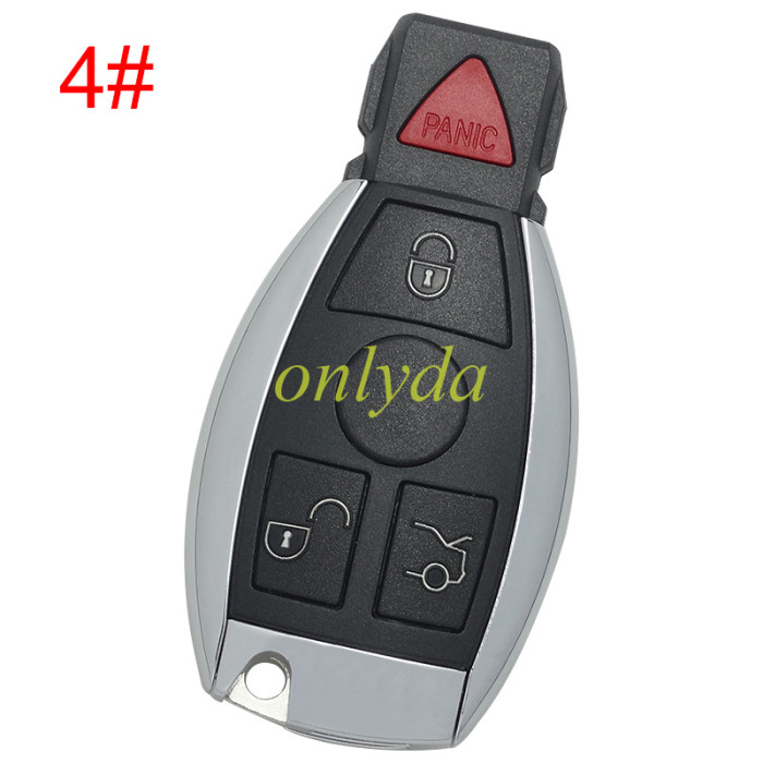 For Benz remote key shell with Mercedes Benz original badge shape, pls choose the button