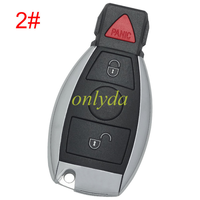 For Benz remote key shell with Mercedes Benz original badge shape, pls choose the button