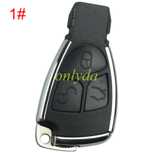 For Benz Mercedes uprade Replacement Car key shell for Class Alarm Cover w203 w211 w204  without badge , pls choose the button