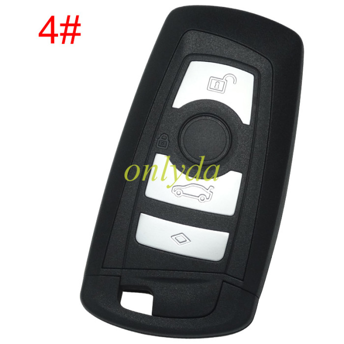 For BMW 4 button remote key blank with blade, pls choose color