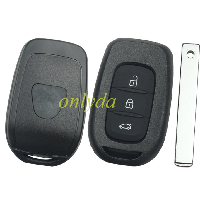 For Renault  Dacia 3 button remote key blank with logo,VA2