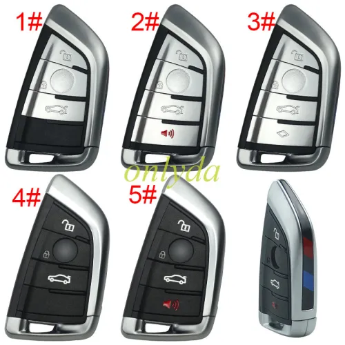 For BMW  remote key shell with blade, pls choose the button