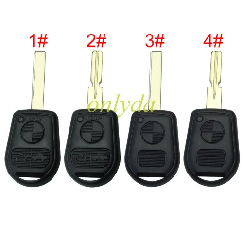 For BMW remote key with 2/3Button, pls choose the type
