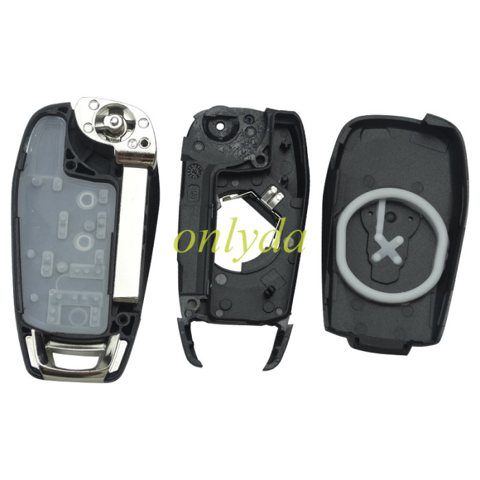 For Chevrolet  remote key shell with cross badge place, pls choose the button