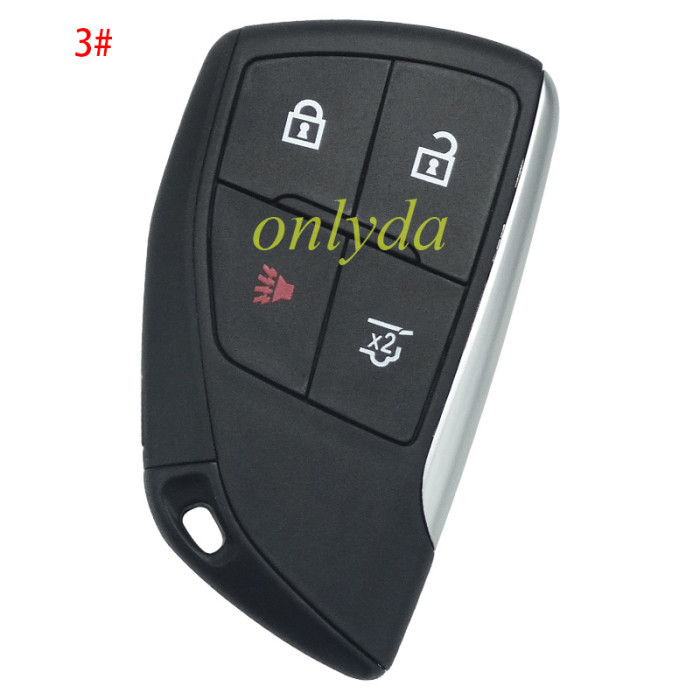 For Chevrolet Buick GM 2+1/3+1/4+1/5+1 button remote key  shell  without badge(please choose button)