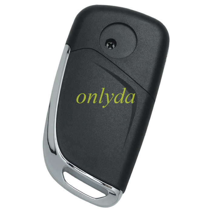 For Chevrolet modified folding remote  key shell  HU100 blade，with round  badge place, pls choose the button