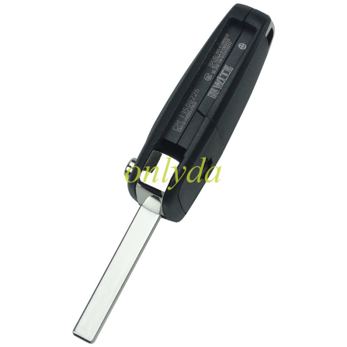 For chevrolet remote key blank HU100 blade with cross badge place, pls choose the button
