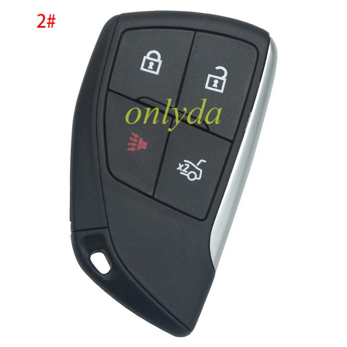 For Chevrolet Buick GM 2+1/3+1/4+1/5+1 button remote key  shell  without badge(please choose button)