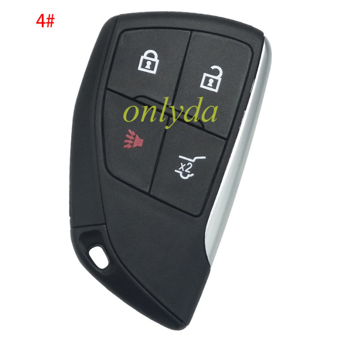For Chevrolet Buick GM 2+1/3+1/4+1/5+1 button remote key  shell  without badge(please choose button)