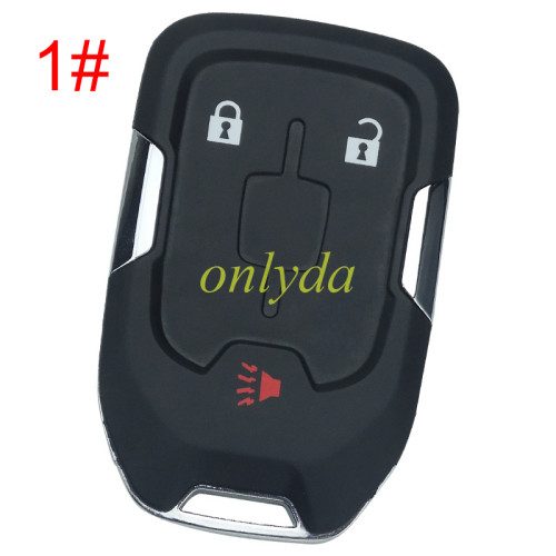 For Chevrolet  remote key blank with cross badge place, pls choose the button